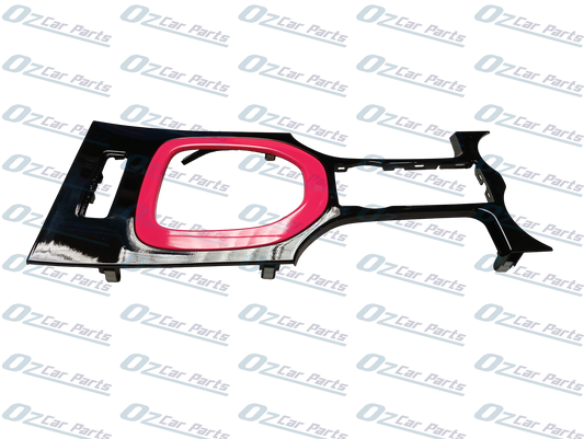 Gear Surround Centre Console Trim Shiny Black with Red Ring for Holden Commodore VE
