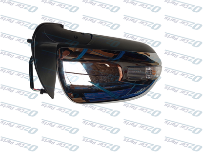 Driver Side Electric Door Mirror with Blinker Chrome 5 Pin for Toyota Hilux 11-15