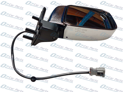 Driver Side Door Mirror Chrome 3 Pin for Nissan Navara D22 1997 - 2015