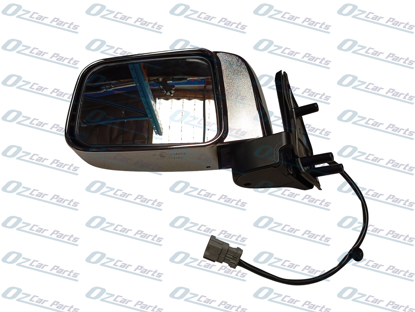 Passenger Side Door Mirror Chrome 3 Pin for Nissan Navara D22 1997 - 2015