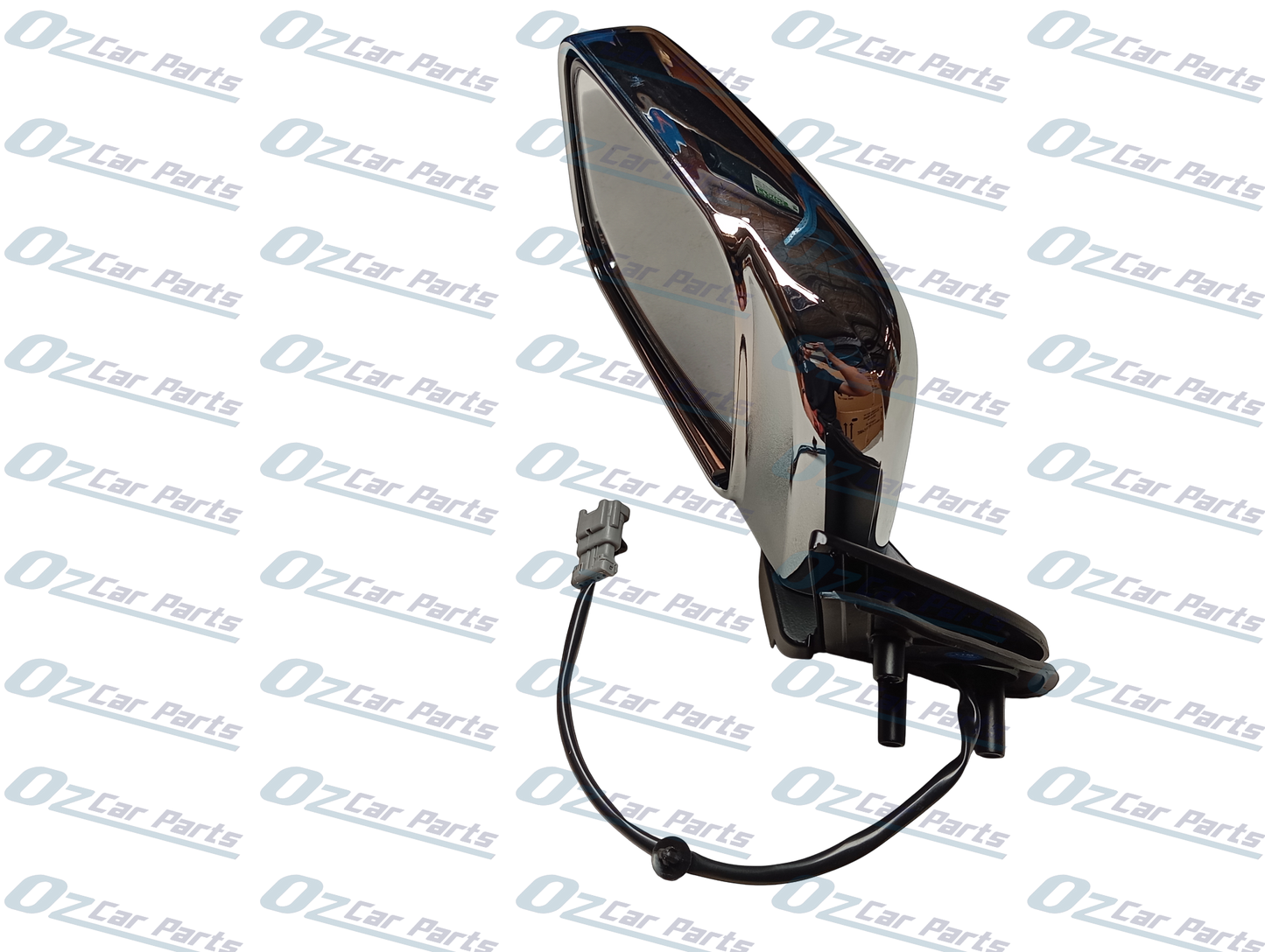 Passenger Side Door Mirror Chrome 3 Pin for Nissan Navara D22 1997 - 2015