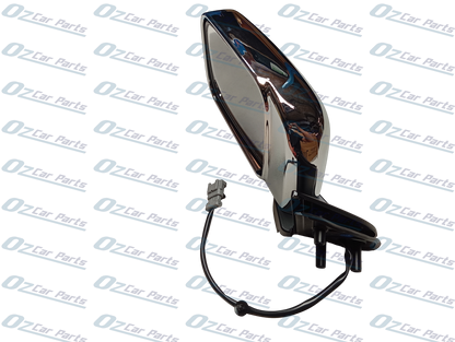 Passenger Side Door Mirror Chrome 3 Pin for Nissan Navara D22 1997 - 2015