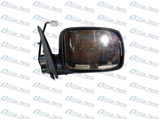 Driver Side Door Mirror with Indicator Black 6 Pin for Holden Rodeo RA 03-08 Isuzu D-Max 6-12