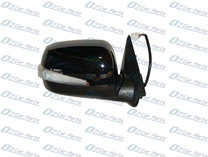 Driver Side Door Mirror with Indicator Black 6 Pin for Holden Rodeo RA 03-08 Isuzu D-Max 6-12