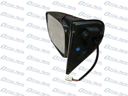 Driver Side Door Mirror with Indicator Black 6 Pin for Holden Rodeo RA 03-08 Isuzu D-Max 6-12
