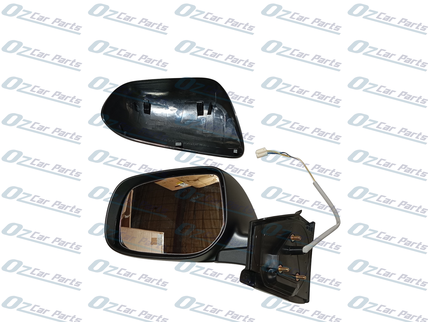 Passenger Side Electric Door Mirror Black 3 Pin for Toyota Yaris Hatchback 05 - 13