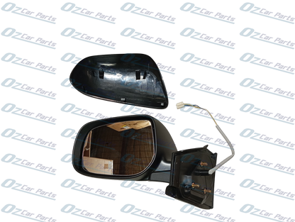 Passenger Side Electric Door Mirror Black 3 Pin for Toyota Yaris Hatchback 05 - 13
