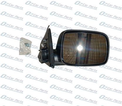 Driver Side Manual Door Mirror Black for Holden Colorado RC 08-12 Rodeo RA 03-08