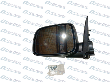 Passenger Side Manual Door Mirror Black for Holden Colorado RC 08-12 Rodeo RA 03-08