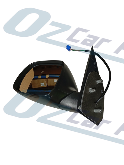 Passenger Side Door Mirror Black 5 Pin for Volkswagen Amarok 2010 - 2022