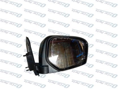 Driver Side Manual Door Mirror Black for Mitsubishi Triton ML MN 06-15