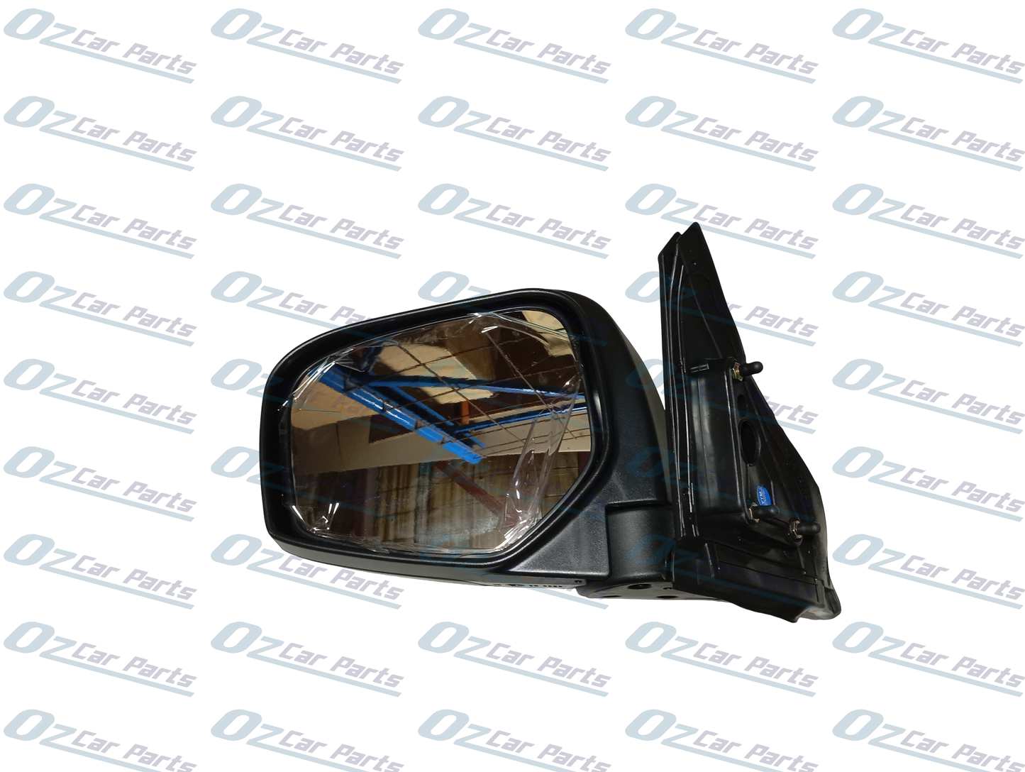 Passenger Side Manual Door Mirror Black for Mitsubishi Triton ML MN 06-15