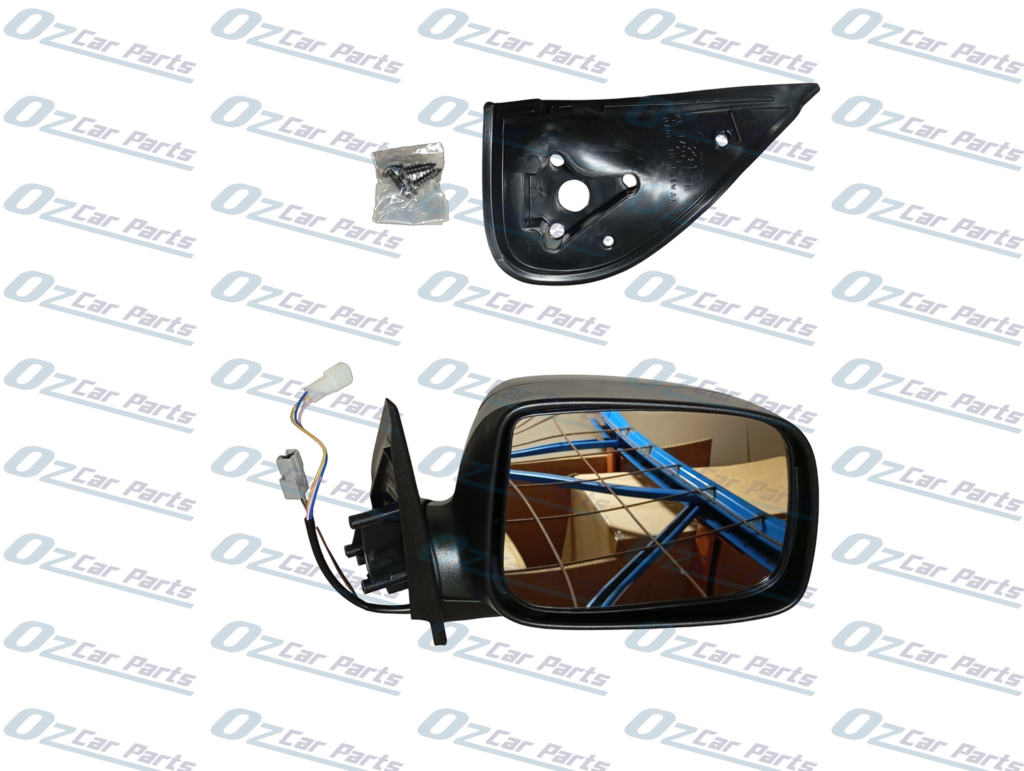 Driver Side Electric Door Mirror with Indicator Black 5 Pin 2 Plug for Isuzu D-Max Holden Colorado RC Rodeo RA 03-12