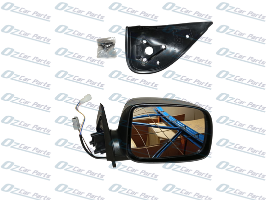 Driver Side Electric Door Mirror with Indicator Black 5 Pin 2 Plug for Isuzu D-Max Holden Colorado RC Rodeo RA 03-12