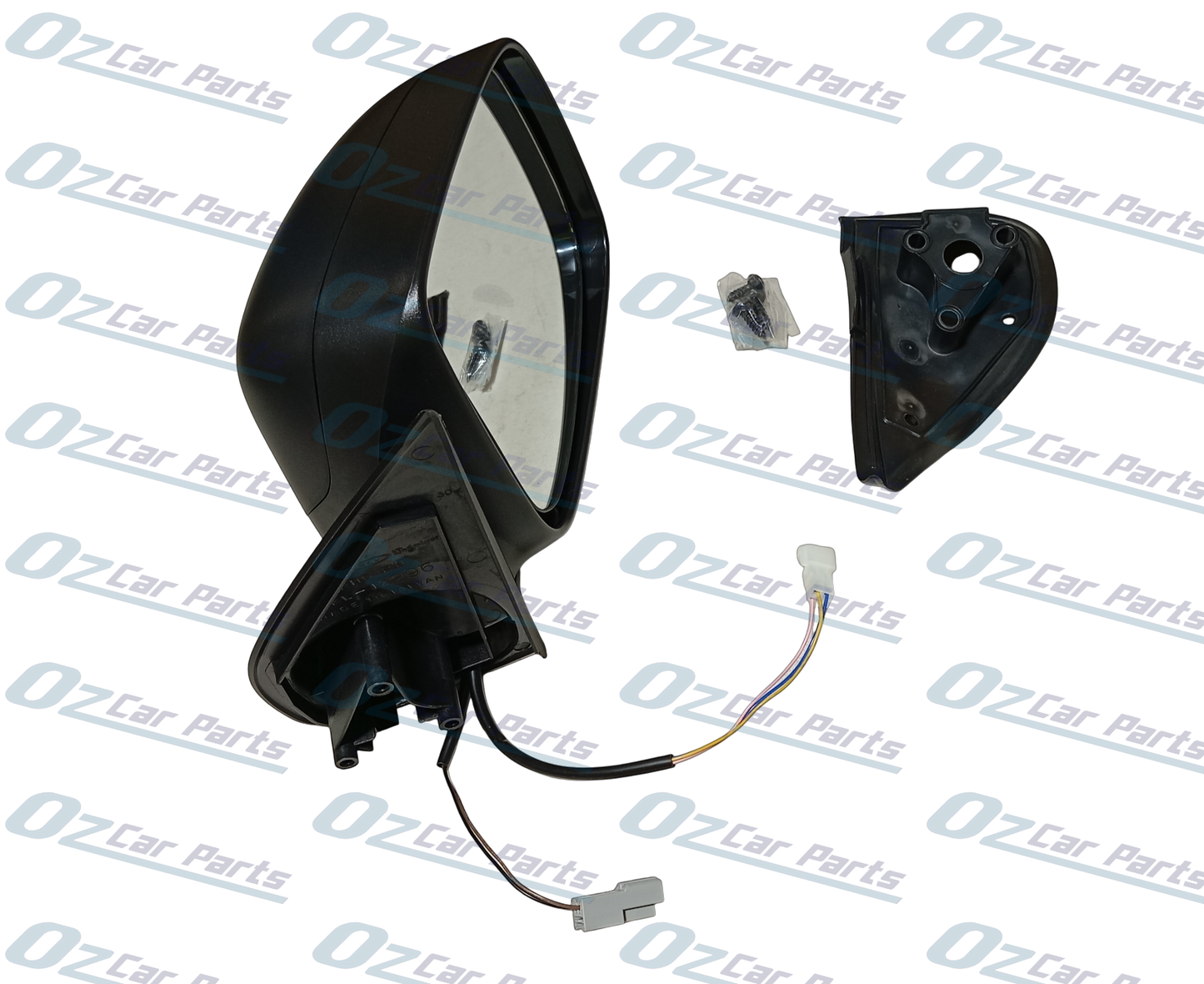 Driver Side Electric Door Mirror with Indicator Black 5 Pin 2 Plug for Isuzu D-Max Holden Colorado RC Rodeo RA 03-12