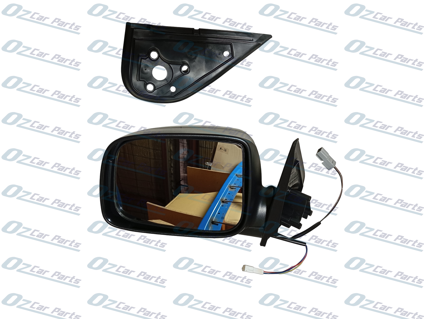 Passenger Side Electric Door Mirror with Indicator Black 5 Pin 2 Plug for Isuzu D-Max Holden Colorado RC Rodeo RA 03-12