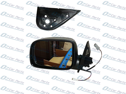 Passenger Side Electric Door Mirror with Indicator Black 5 Pin 2 Plug for Isuzu D-Max Holden Colorado RC Rodeo RA 03-12