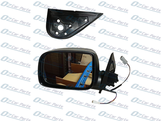 Passenger Side Electric Door Mirror with Indicator Black 5 Pin 2 Plug for Isuzu D-Max Holden Colorado RC Rodeo RA 03-12