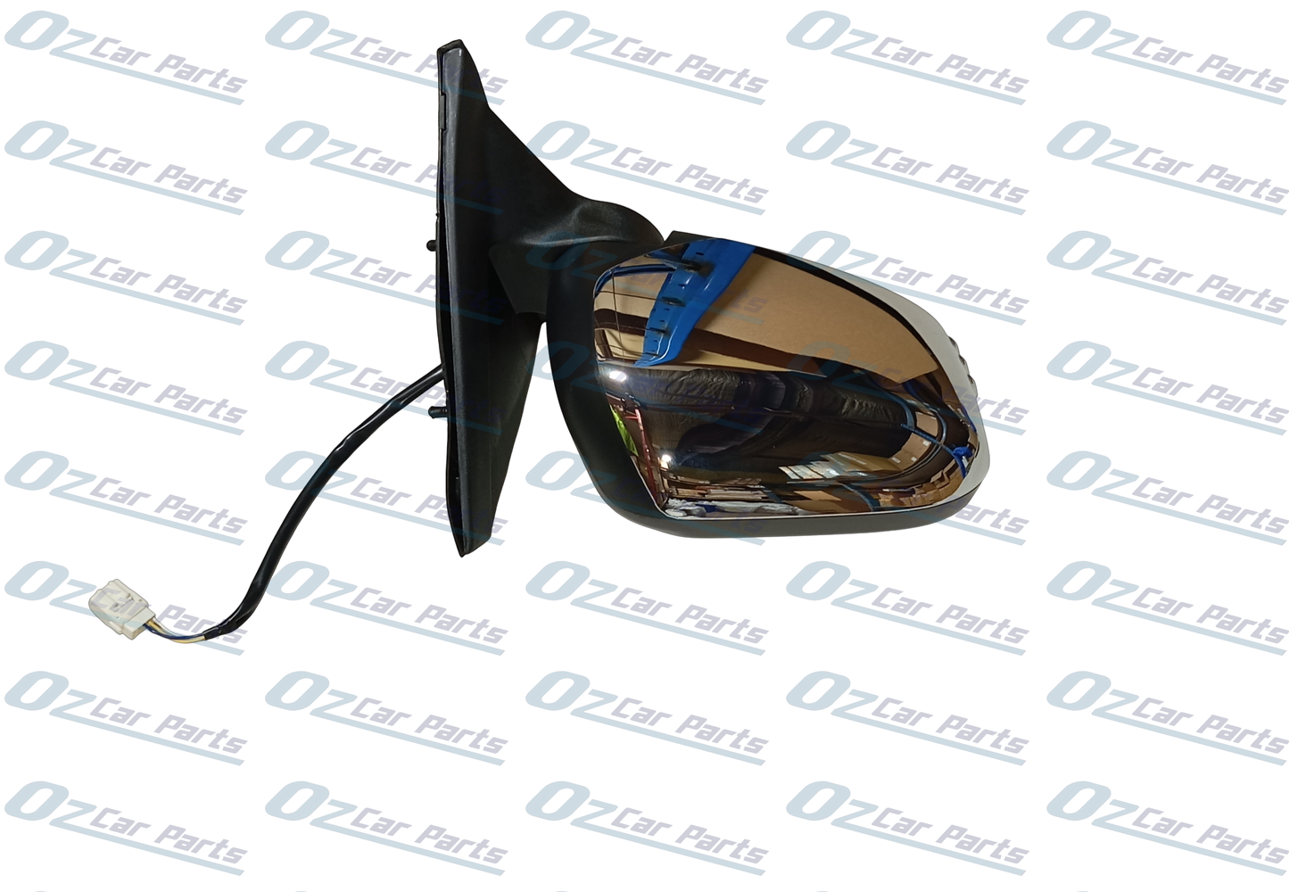 Driver Side Door Mirror Chrome 3 Pin for Mitsubishi Triton ML MN 06-15