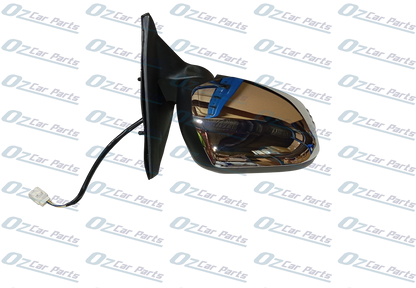 Driver Side Door Mirror Chrome 3 Pin for Mitsubishi Triton ML MN 06-15
