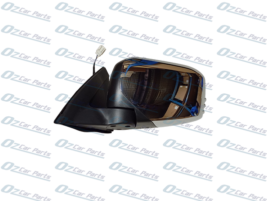 Passenger Side Door Mirror Chrome 3 Pin for Mitsubishi Triton ML MN 06-15