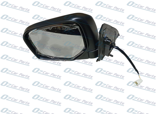 Passenger Side Electric Door Mirror Black 3 Pin for Mitsubishi Triton ML MN 06-15