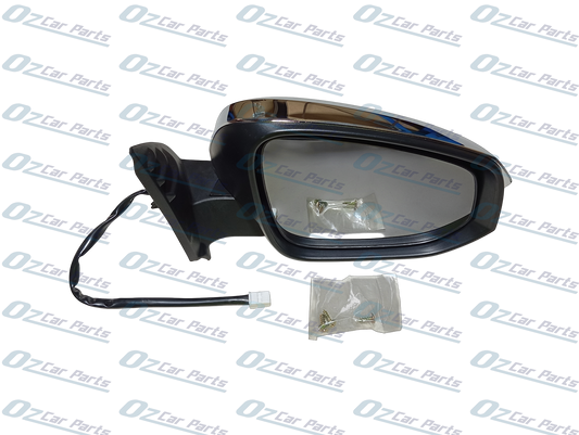 Driver Side Door Mirror Chrome 7 Pin for Toyota Hilux 15-On