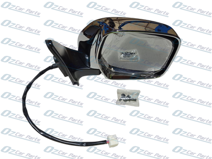 Driver Side Door Mirror Chrome 3 Pin for Toyota Landcruiser 100 98-07