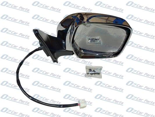 Driver Side Door Mirror Chrome 3 Pin for Toyota Landcruiser 100 98-07
