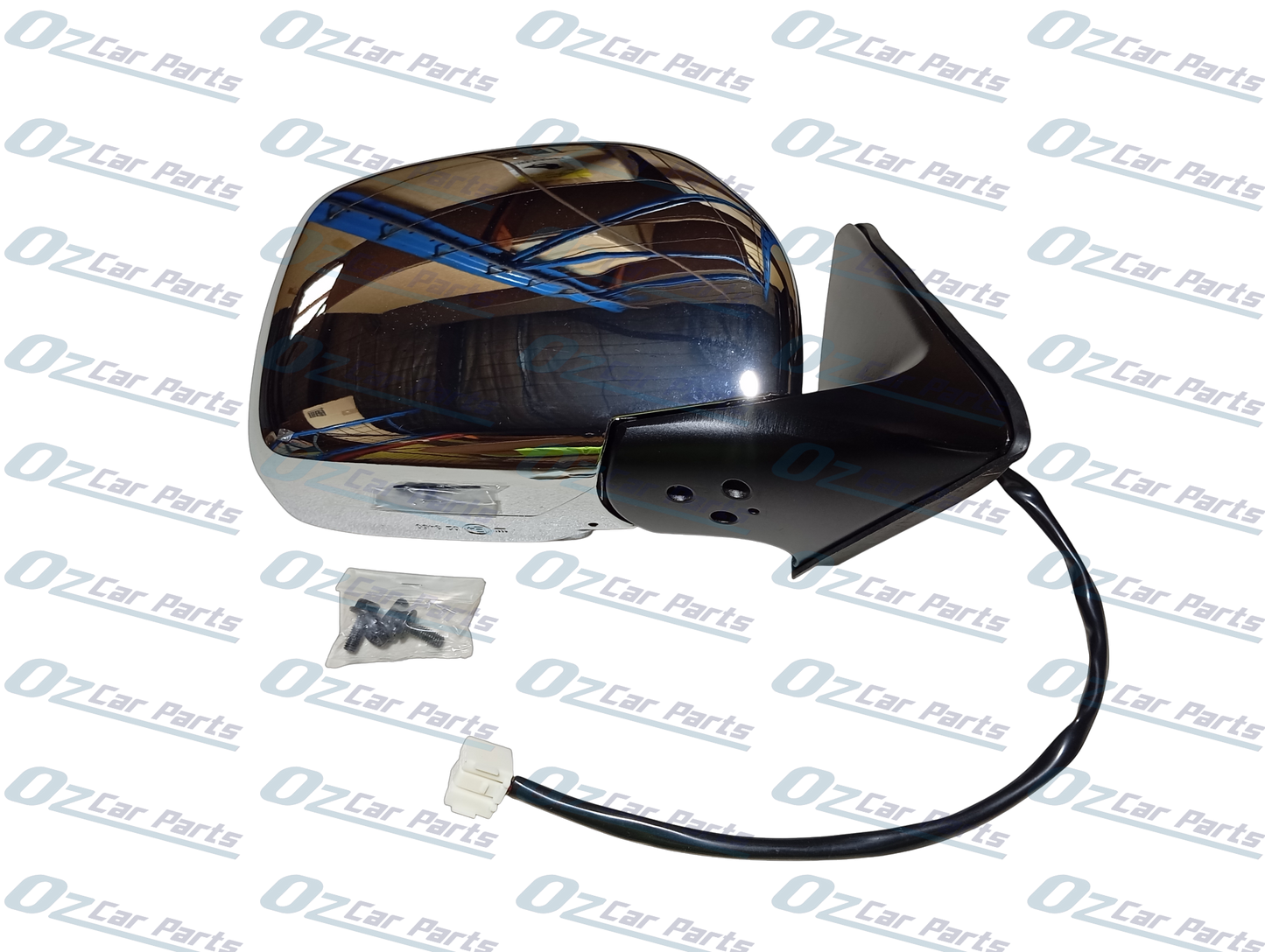 Driver Side Door Mirror Chrome 3 Pin for Toyota Landcruiser 100 98-07