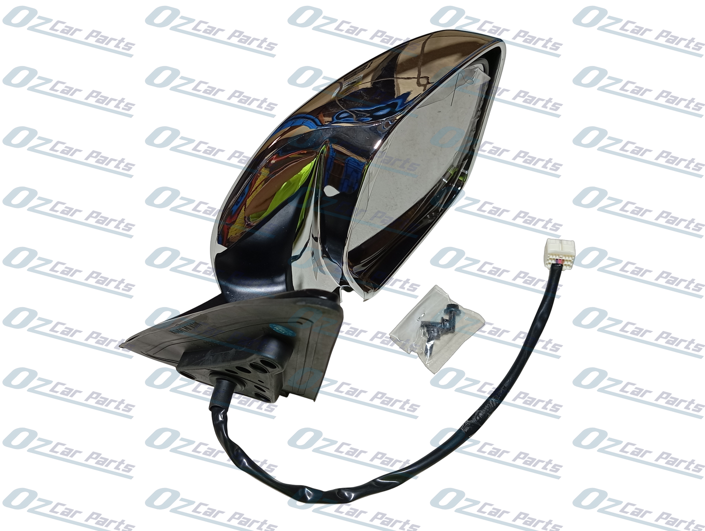 Driver Side Door Mirror Chrome 3 Pin for Toyota Landcruiser 100 98-07