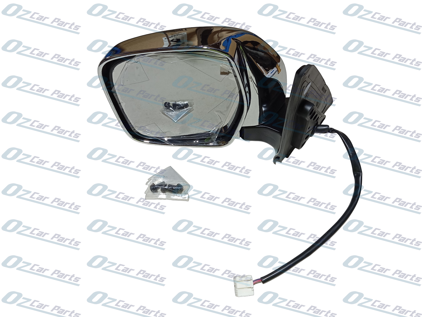 Passenger Side Door Mirror Chrome 3 Pin for Toyota Landcruiser 100 98-07
