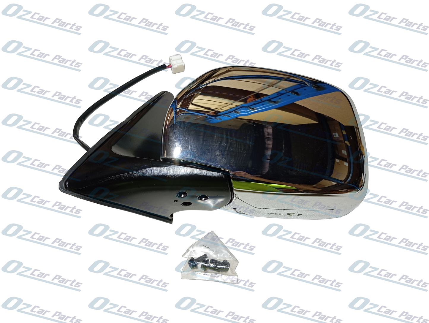 Passenger Side Door Mirror Chrome 3 Pin for Toyota Landcruiser 100 98-07