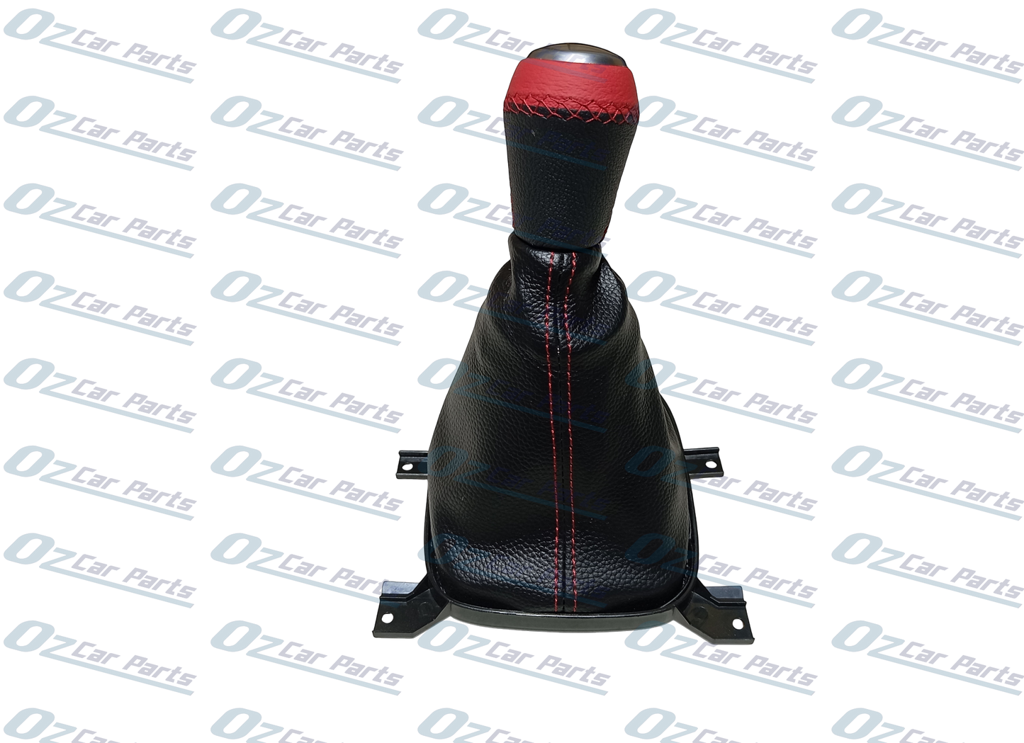 Red Manual Gear Knob & Boot Leather Cover for Holden Commodore VE V6