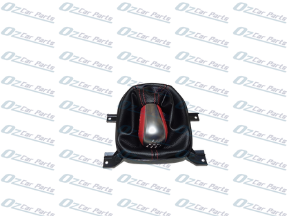 Red Manual Gear Knob & Boot Leather Cover for Holden Commodore VE V8
