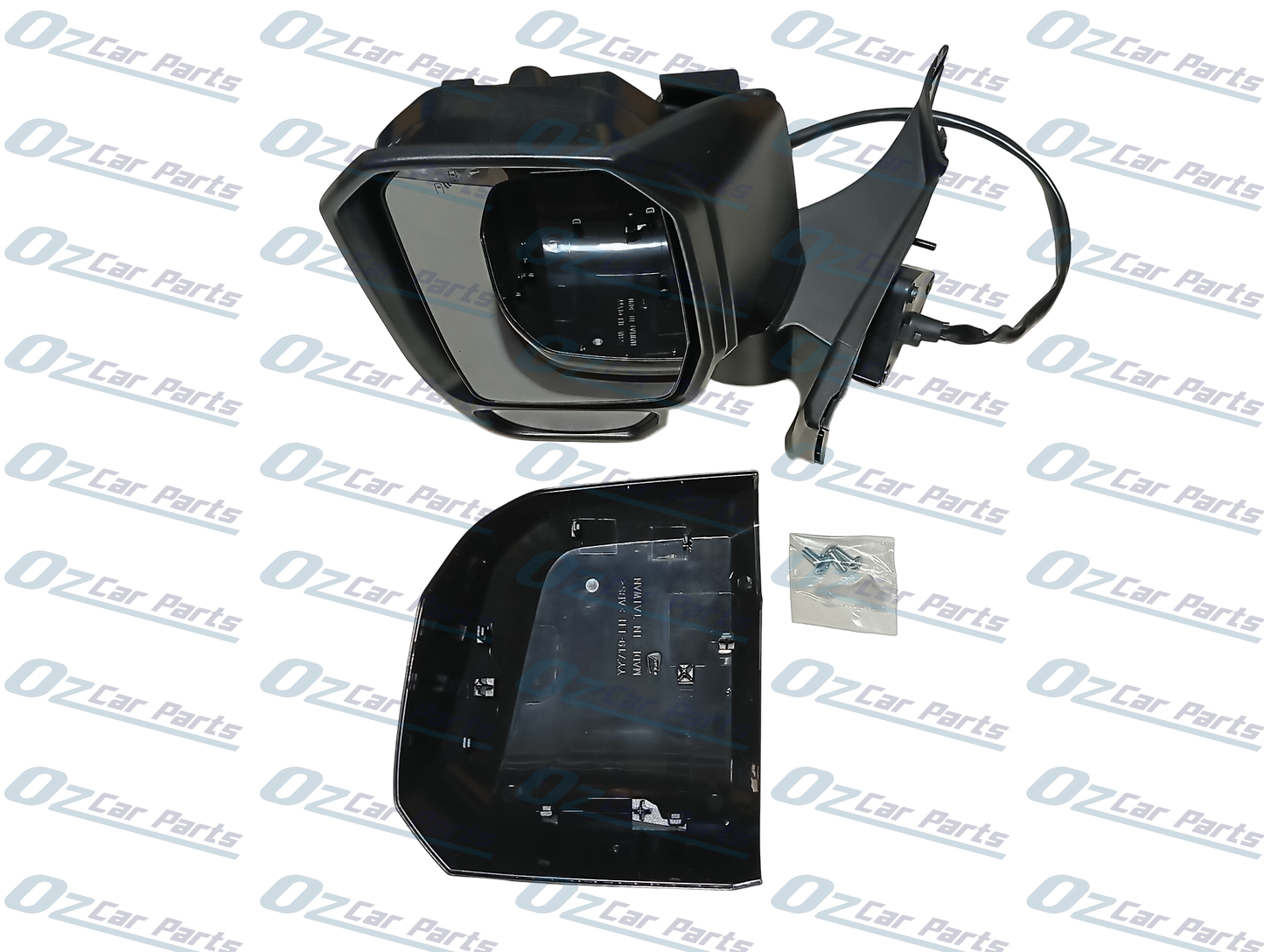 Passenger Side Twin Glass Door Mirror 9 Pin for Toyota Hiace 19-On