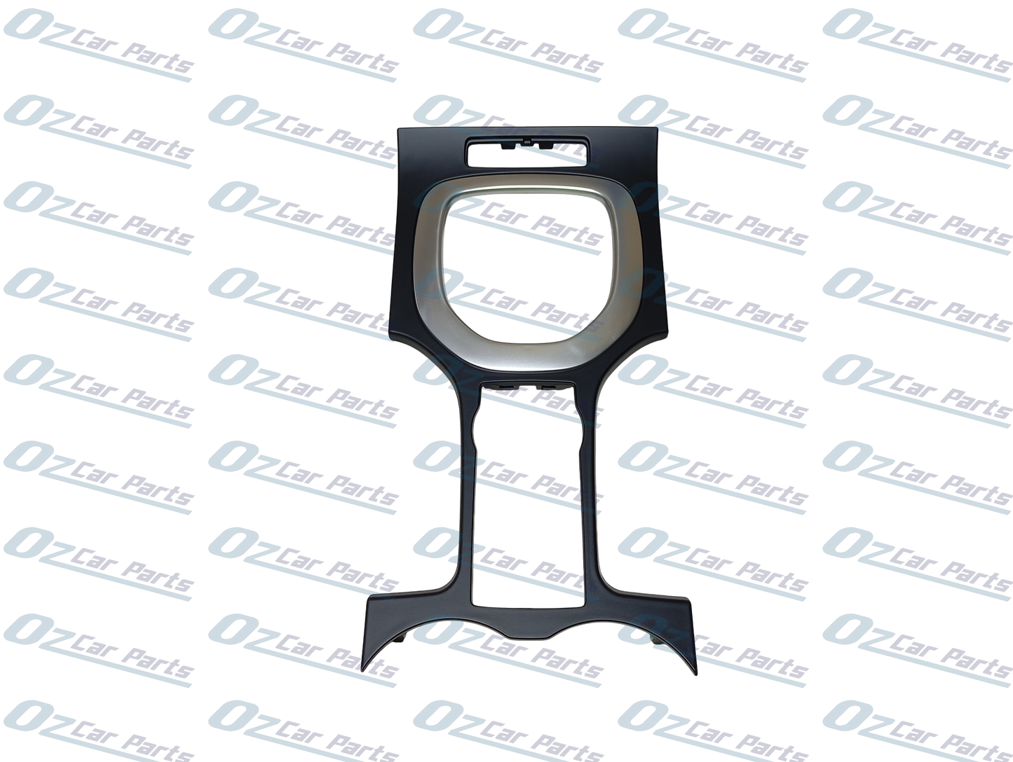 Matte Black Gear Surround Centre Console Trim with Silver Ring for Holden Commodore VE WM