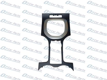 Matte Black Gear Surround Centre Console Trim with Silver Ring for Holden Commodore VE WM