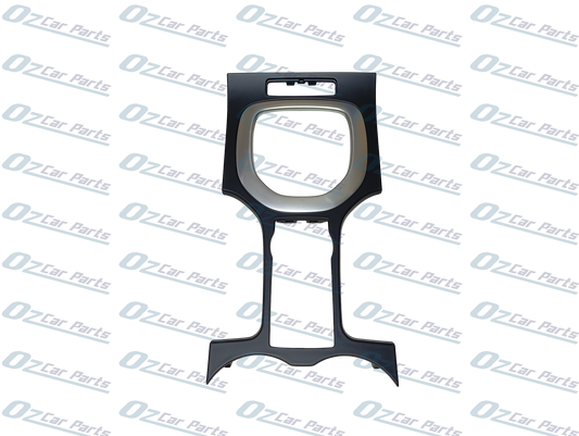 Matte Black Gear Surround Centre Console Trim with Silver Ring for Holden Commodore VE WM
