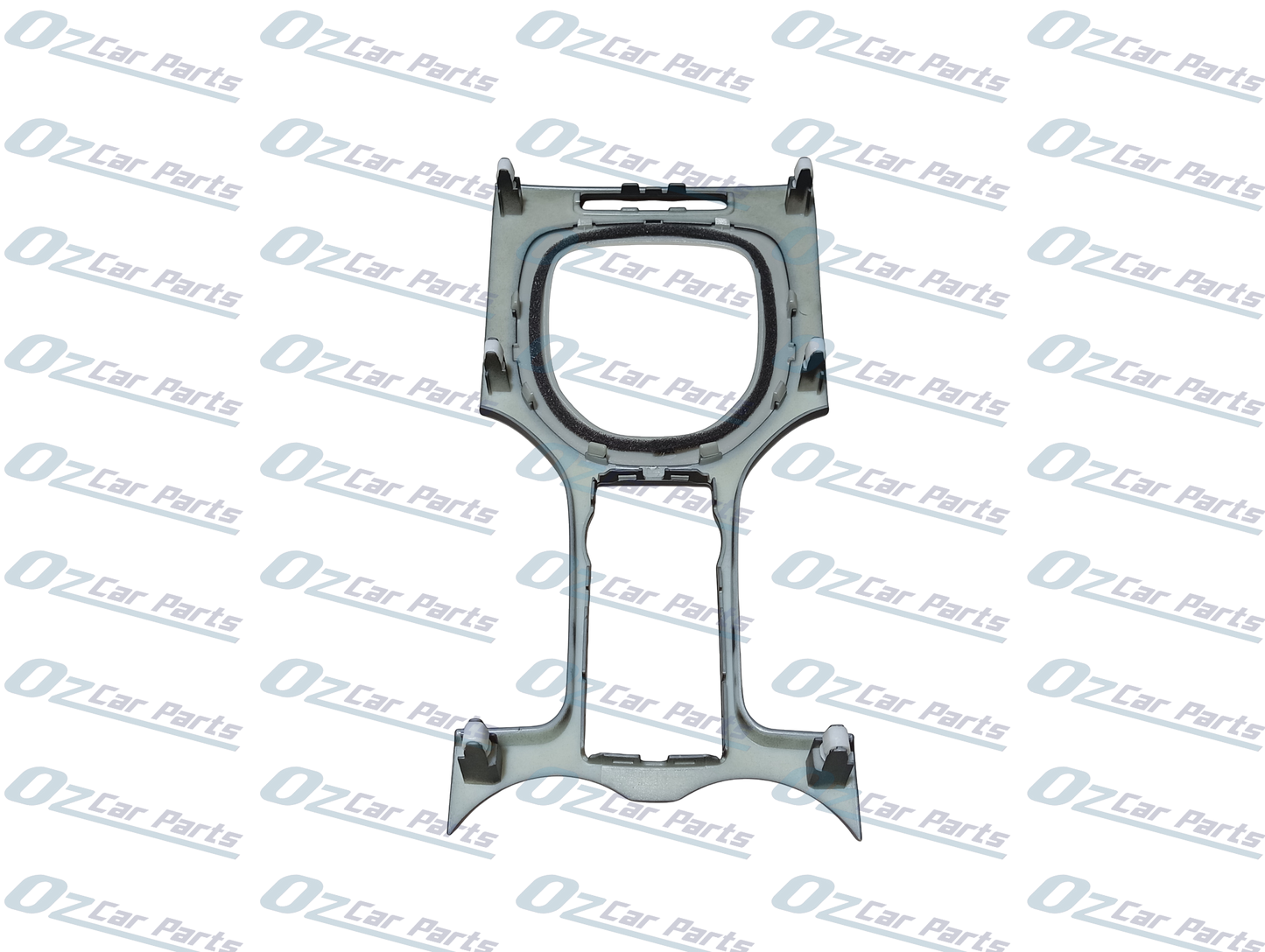 Matte Black Gear Surround Centre Console Trim with Silver Ring for Holden Commodore VE WM