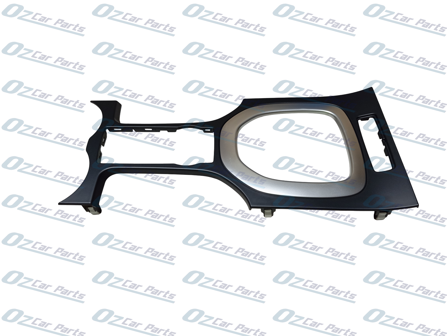 Matte Black Gear Surround Centre Console Trim with Silver Ring for Holden Commodore VE WM