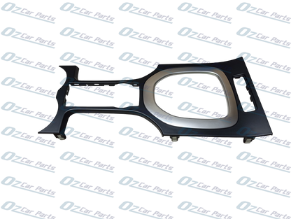 Matte Black Gear Surround Centre Console Trim with Silver Ring for Holden Commodore VE WM