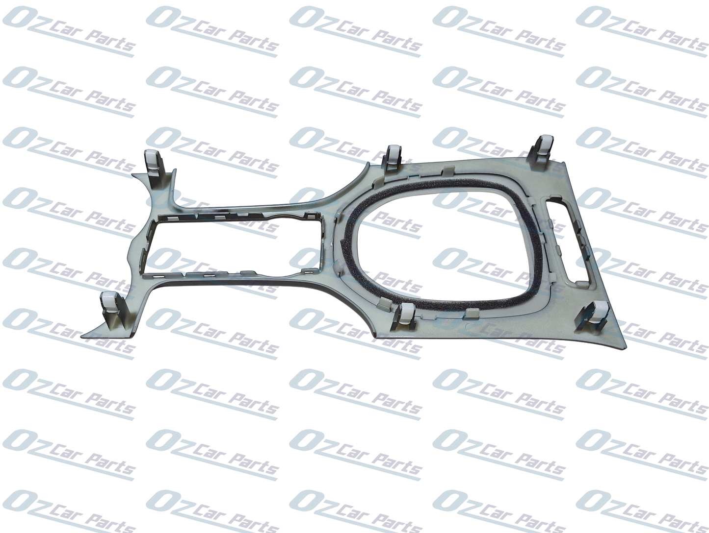 Matte Black Gear Surround Centre Console Trim with Silver Ring for Holden Commodore VE WM