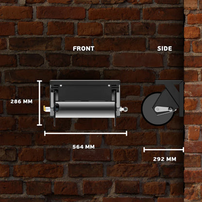 BigBoi WashR Pressure Washer Fixed Wall Mount with Hose Reel