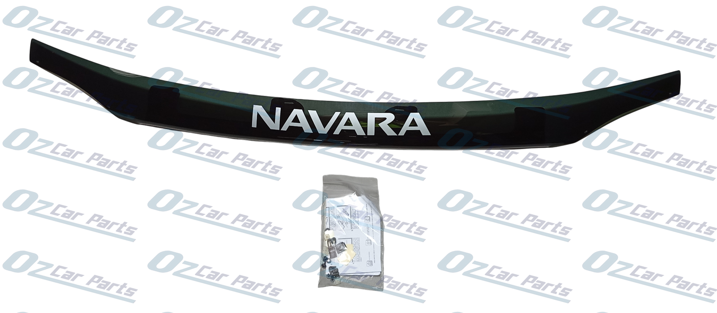 Bonnet Protector Smoked Genuine for Nissan Navara D22