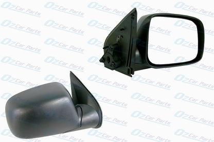 Driver Side Manual Door Mirror Black for Holden Colorado RC 08-12 Rodeo RA 03-08