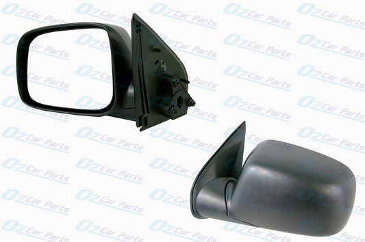 Passenger Side Manual Door Mirror Black for Holden Colorado RC 08-12 Rodeo RA 03-08