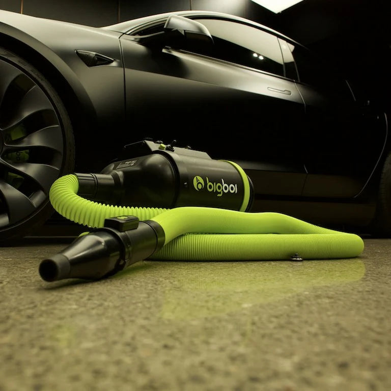 BigBoi BLOWRPRO+ (PLUS) MKII Professional Adjustable Speed Car Air Dryer with 9m Hose