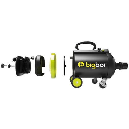 BigBoi BLOWRPRO+ (PLUS) MKII Professional Adjustable Speed Car Air Dryer with 9m Hose