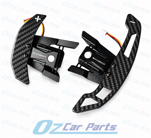 Carbon Fiber Full Replacement Paddle Shifters (OEM Fit) for VW Golf R GTI MK7 MK7.5 / Polo GTI 6C AW / Scirocco R FL / & R-Line Models